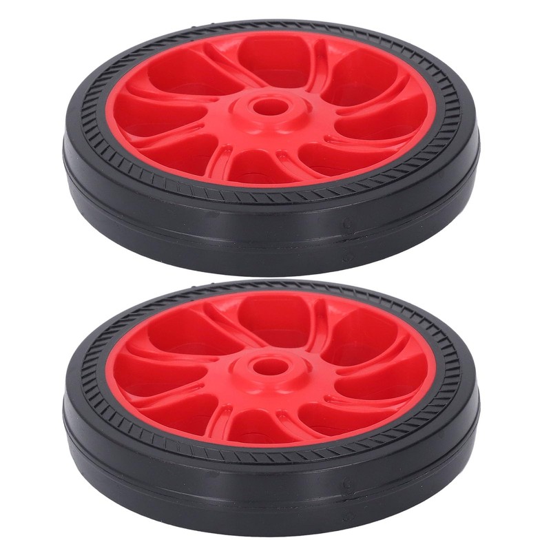 6in Compressor Wheels Replacement Set, 2Pcs 12mm Rubber Wheels for