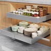 Seinloes 2 Pack Pull Out Cabinet Organizers 21"Deep With Raising