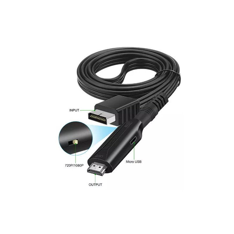 For Sony PS1 PS2 to HDMI Adapter Cable Game Console