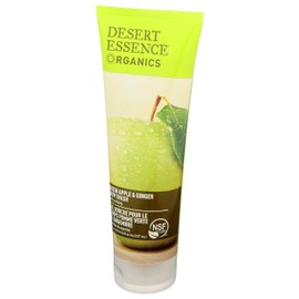 Desert Essence Green Apple & Ginger Body Wash - 8 Fl Ounce - Refreshing - Vitamins A, B & C - Scented - Cleanses & Revitalizes - Yucca Cactus - No Parabens