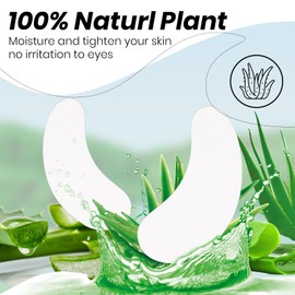 GEN'C BÉAUTY 100 Pairs Lash Extension Eye Pads Hydrogel Eyepatch Lash Gel Pad Eyelash Extension Supply