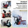 762222MA Chute Assembly & 585196MA Chute Rotater Wormgear & 585195MA