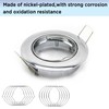 Roosea Pack of 30 Retaining Spring Rings for 50 mm