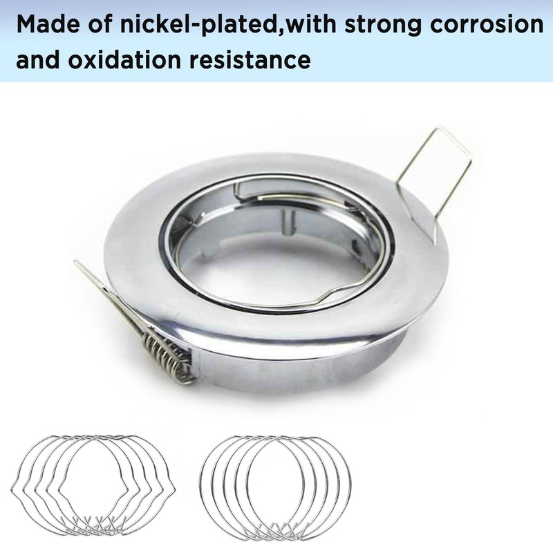 Roosea Pack of 30 Retaining Spring Rings for 50 mm