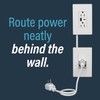 Legrand Wiremold In-Wall Power Outlet Extender Kit, White, 6 Foot