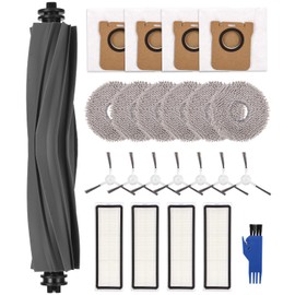 Replacement Parts Accessory Set for Dreame L10s Ultra / L10 Ultra Robot Vacuum Cleaner, 1 Main Brush, 7 Side Brushes, 4 Filters, 6 Mop Pads, 4 Dust Bags, 1 x Cleaning Brush, Replacement Parts