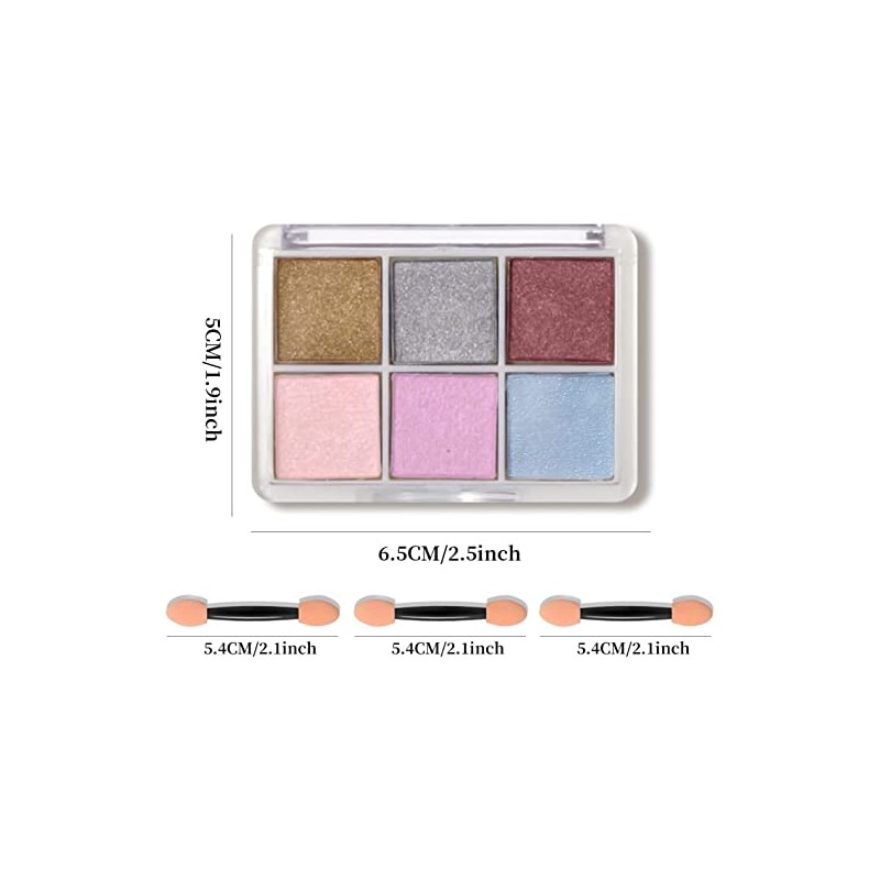 Polvo Cromo Uñas Colores Sirena Neón Resplandor Gel Polaco Metálico