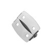 Mewutal 2pcs Adjustable Spring Hinges Stainless Steel Self-Closing Door Hinges
