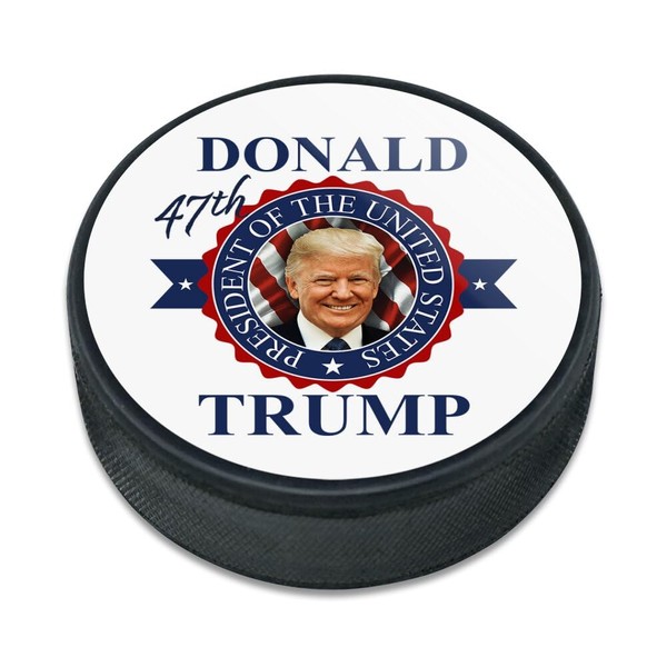 Trump Inauguration 2025 Ice Hockey Puck
