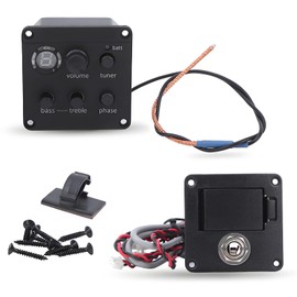 Acoustic Guitar Pickup Preamp System, Pickup Onboard Preamps Equalizer Pre-Wired Guitar Pickup Turner Onboard Preamps EQ Equalizer for Glued to Sound Hole