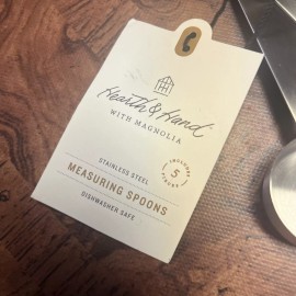 Hearth And Hand New 5pc Measuring Spoon Set Vintage Silver Finish - Hearth & Hand™ with Magnolia