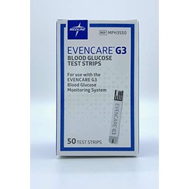 Medline MPH3550Z EvenCare G3 Blood Glucose System (Box of 50)