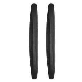 HARFINGTON 2pcs Car Bumper Guard Strip Anti-Collision Anti-Scratch Bumper Protector Trim Universal Front and Rear Bumper Guard for Cars SUV Pickup Truck, Black