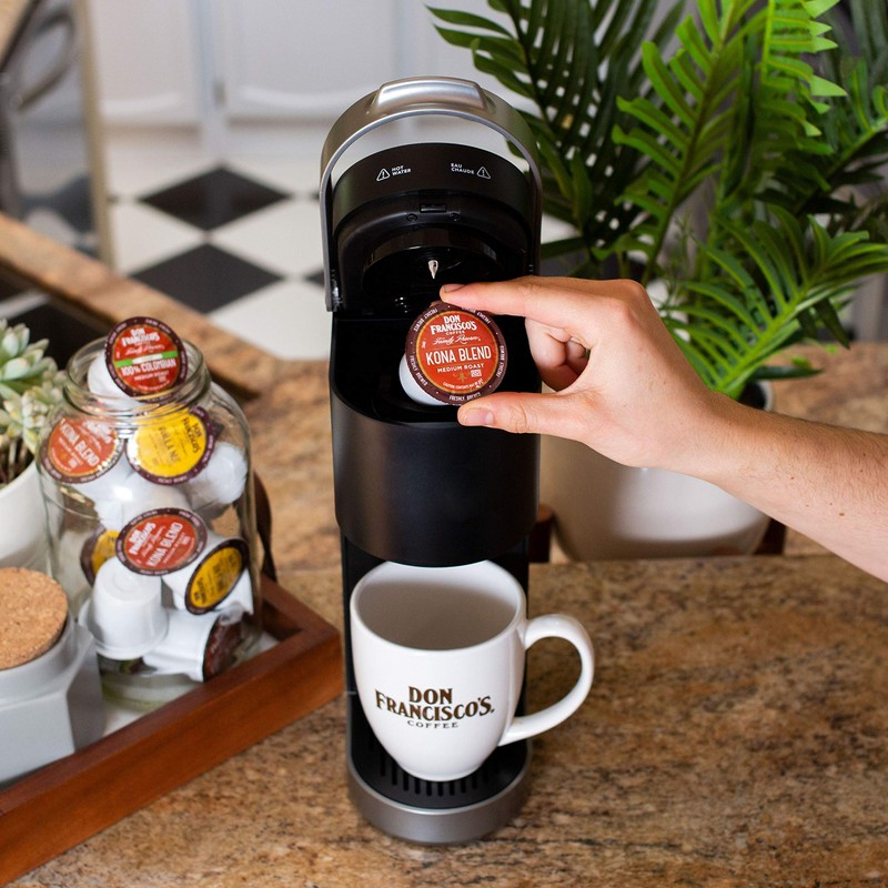 Don Francisco's French Roast (12 Pods) Dark Roast, Single Cup
