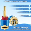 JH02BJ (HL-40) 4.25" Pressure Balance Ceramic Cartridge, Shower Cartridge Replacement,