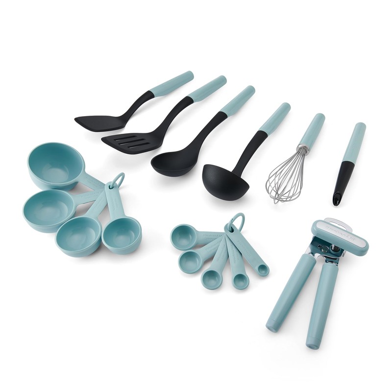 KitchenAid Universal Tool and Gadget Set, 16 Piece, Mineral Water