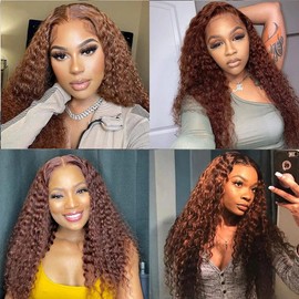 24 24 24 Inch Raivide Hair Chocolate Brown Bundles Color #4 Kinky Curly Human Hair Bundles Brazilian Dark Brown Curly Bundles Color #4 Bundles Human Hair