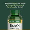 Nature's Bounty Fish Oil Omega 3 Supplements - Supports Heart