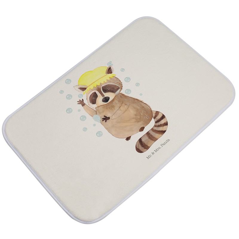 Mr. & Mrs. Panda Bath Mat Raccoon Gift Shower Mat
