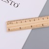 Lyguy Wooden Ruler, Wooden Ruler Double Sided Student School Office