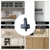 WANGCL 10Pcs Soft Close Hinge Buffer Kitchen Cabinet Door Stop