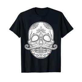 Day Of the Dead Skull Sugar Coloring T-Shirt