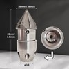 ＡＷＨＡＯ Sewer Jetter Nozzle Cleaning Nozzle 3/8 Quick Connector Pipe