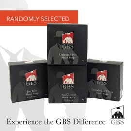 G.B.S Men's Shaving Set- Double Edge 34001 Safety Razor German in Made design, Badger Bristle Hair Brush, Dual stand, Chrome Shaving Bowl, Natural shave Soap, Blade & Doppler Bag Enjoy Shave