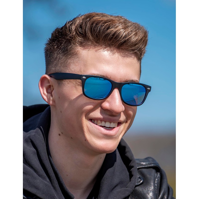 UrbanSky Men's Sunglasses 2 Pack Classic Models, Tiberius X Challenger