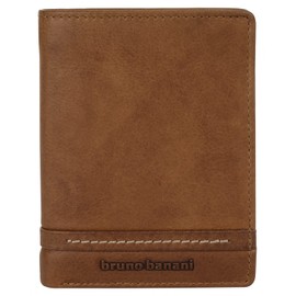 Bruno Banani 021900 Genuine Leather Cognac Wallet for Men and Women, Cognac
