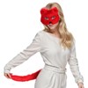 Yookat Faux Fox Masquerade Mask with Fox Tail - Red
