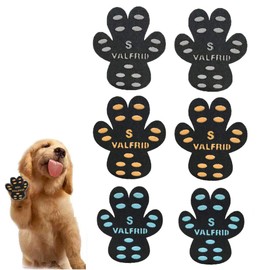 VALFRID Dog Paw Pads Anti-Slip Paw Protector,15 Sets-60 Pads Keeps Dogs from Slipping On Hardwood Floors,Traction Control Non-Skid Stronger Adhesive for Senior Dogs and Weak Paws Multicolor XXXL