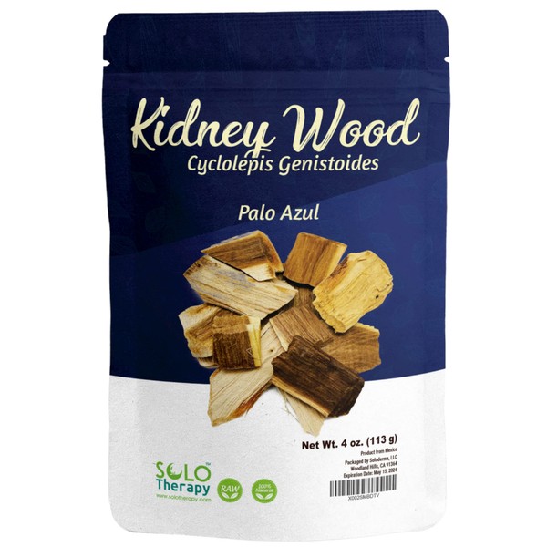 Palo Azul 4 oz , Kidney Wood 4 oz , Cyclolepis Genistoides , Resealable Bag , Blue Stick Tea , Palo Azul Tea Bark , Palo Azul Wood Chips , Product From Mexico , Packaged in the USA (4 ounces)