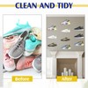 Treela 20 Pack Floating Shoe Shelves for Wall Acrylic Floating