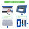 Baseboard Cleaner Tool with Long Handle,Wall Cleaner Mop with Extendable