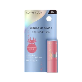 Coffret Dor Aqua Shine Mini Rouge 07 Lipstick, Woopar Super Pink, 0.04 oz (1 g)