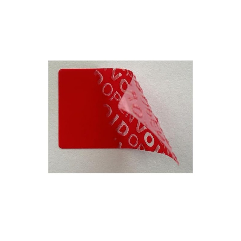 Void Open Seal - Residue-Free Security Labels "Security Seals" on