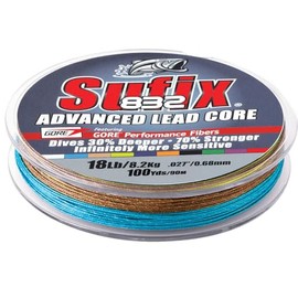 Sufix 832 Lead Core 100 Yd Spool