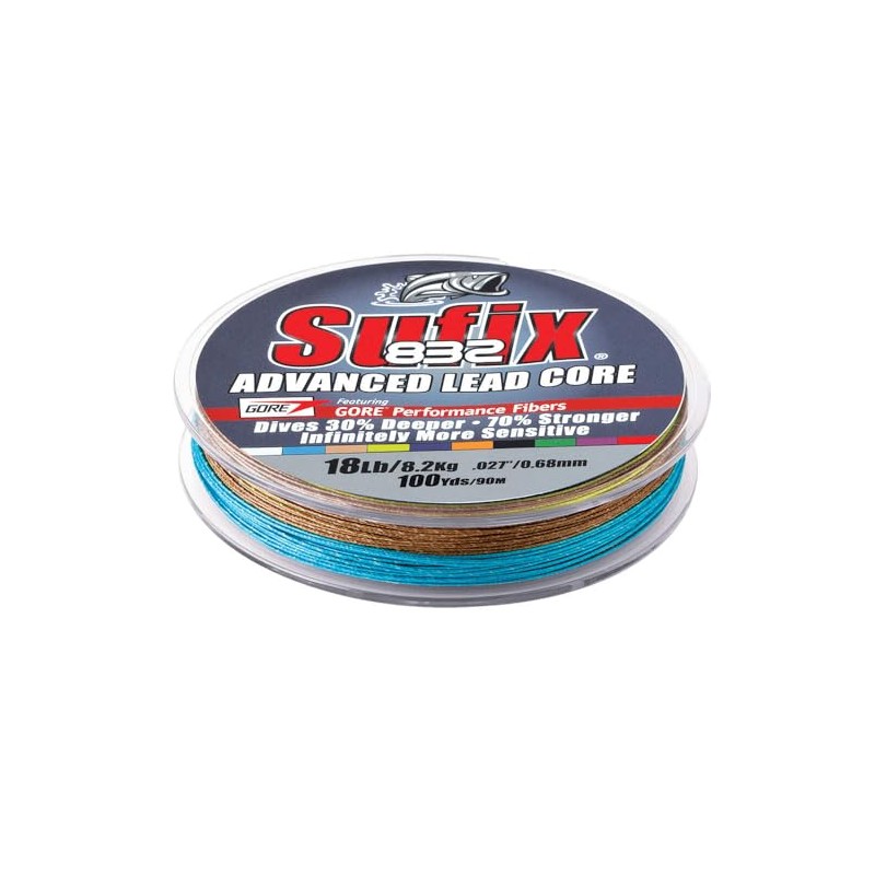 Sufix 832 Lead Core 100 Yd Spool