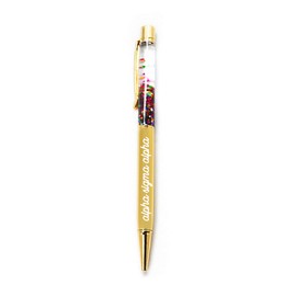 Alpha Sigma Alpha Sorority Glitter Pen Set