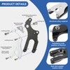 Disc Brake Adapter, Bicycle Disc Brake Conversion Aluminium Alloy Fixed