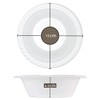 XIMOGO Pack of 100 Plastic Bowls - 12 OZ Tableware