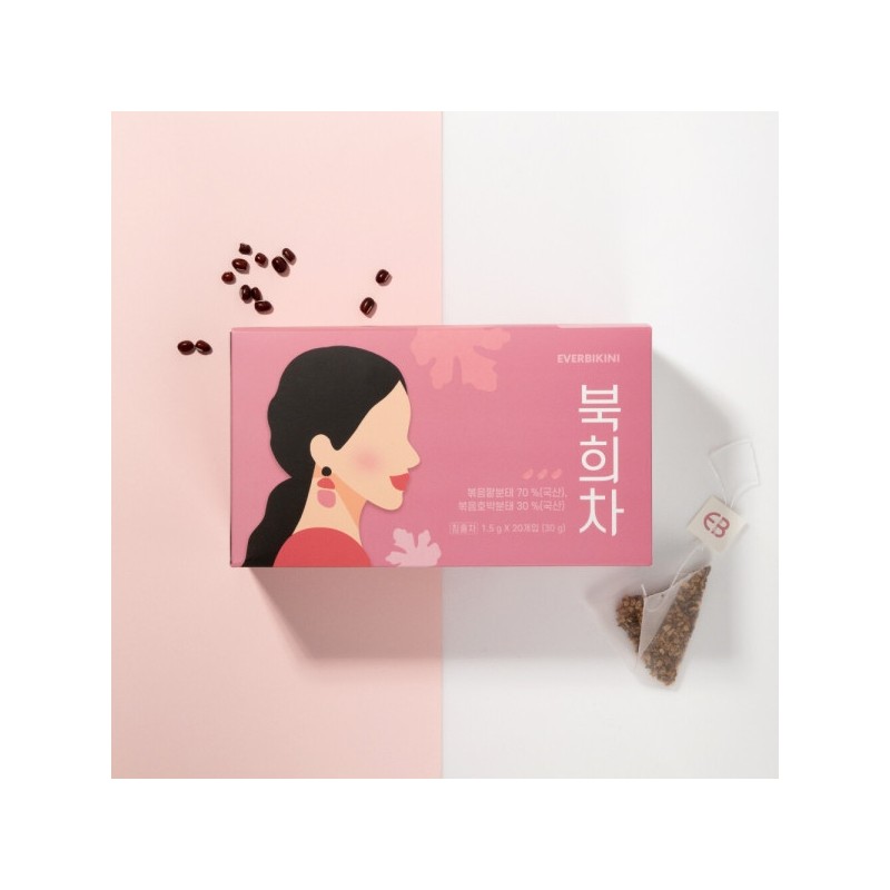 Light Pumpkin Red Bean Tea Bukheecha 20T X 2 Boxes