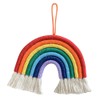 Gibsob Macrame Rainbow Tapestry Decoration, Rainbow Wall Hanging, Macrame Rainbow