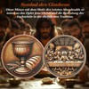 Christ Jesus Coin, The Last Supper Commemorative Coin, Religious Challenge