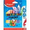 Maped Color Peps Jungle Colouring Felt Tip Pens (Pack of