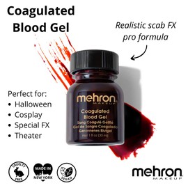 Mehron Makeup Coagulated Fake Blood for Halloween SFX Zombie Makeup (1 ounce)