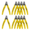 HOUSERAN Flush Cutters, 10 Pack, 5 Inch Micro Flush Cut