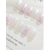 Bora Cheek Nail Reflective Gel Handmade Nail Tip - Short