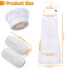 GSrenyu Kids Aprons for Cooking Kids Chef Outfit with Hat